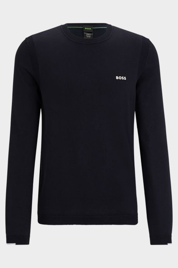 SWEATSHIRT BOSS - 402 BLUE